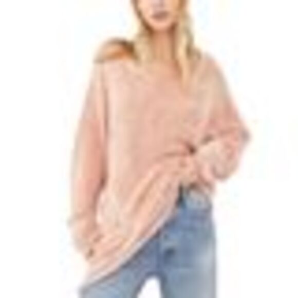 Free People Lenox Tunic Sweater In Carrot Cake Combo - M - Picture 3 of 3